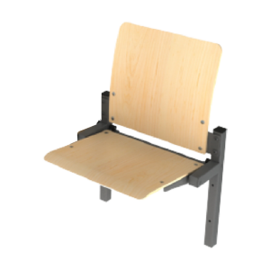 Piiroinen AP Wood tip-up seat