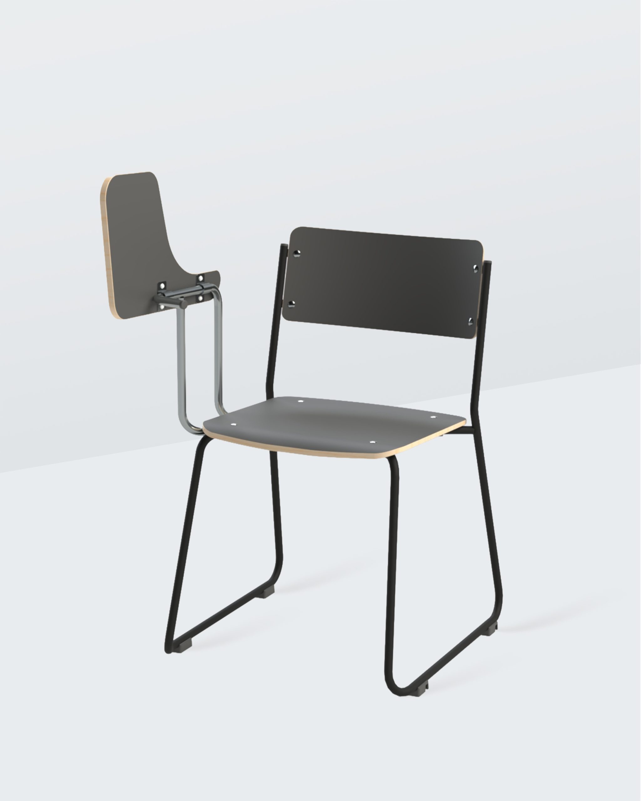 Piiroinen TM13 L KT tuoli kirjoitustasolla