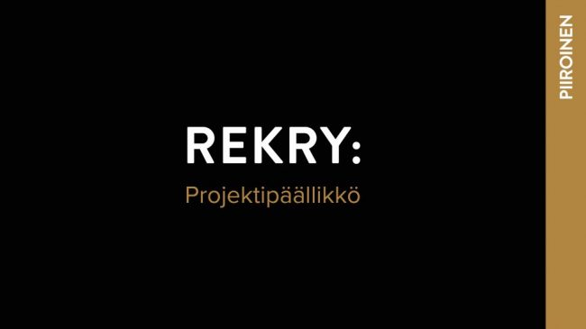 Piiroinen-rekry-projektipaallikko